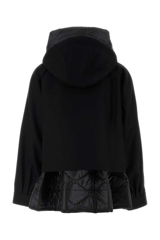 25FW 사카이 케이프 2508067 001 BLACK - SACAI