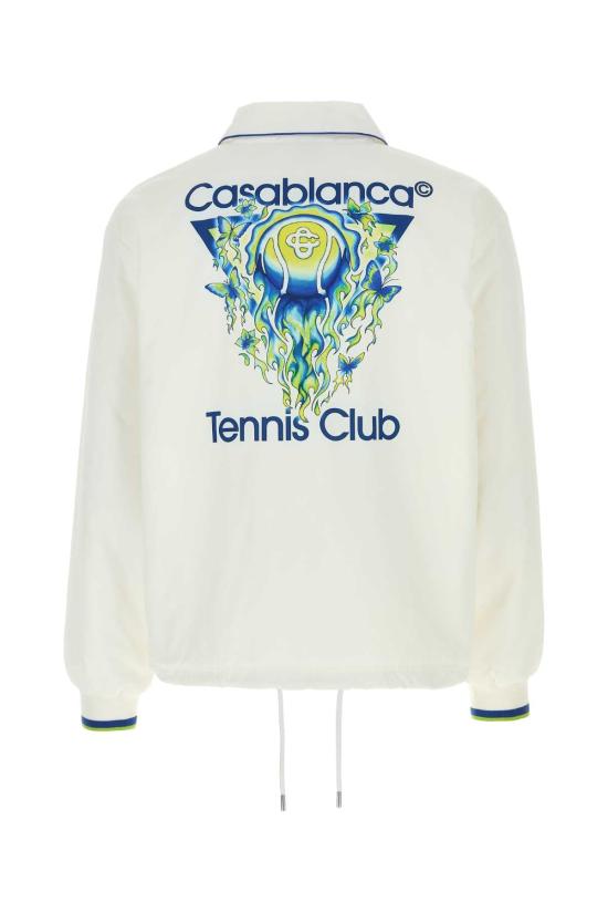 26SS 카사블랑카 자켓 MSP26OT14201 TENCLIC WHITE - CASABLANCA