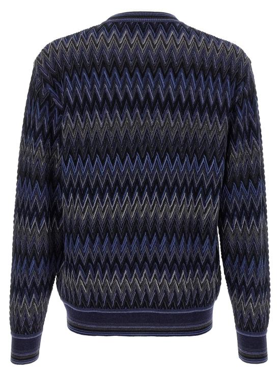 25FW 미소니 스웨터 MI317773BM NAVY - MISSONI