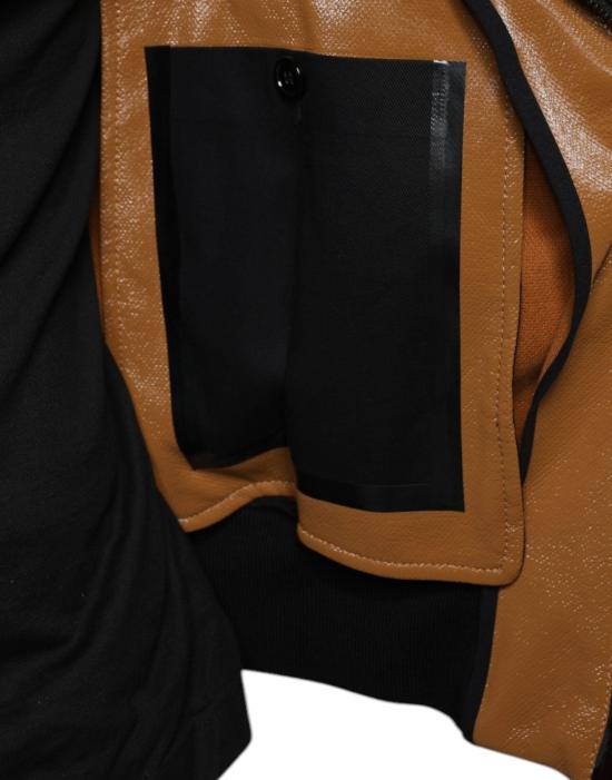  돌체앤가바나 가죽 자켓 JKT41576 BROWN - DOLCE & GABBANA