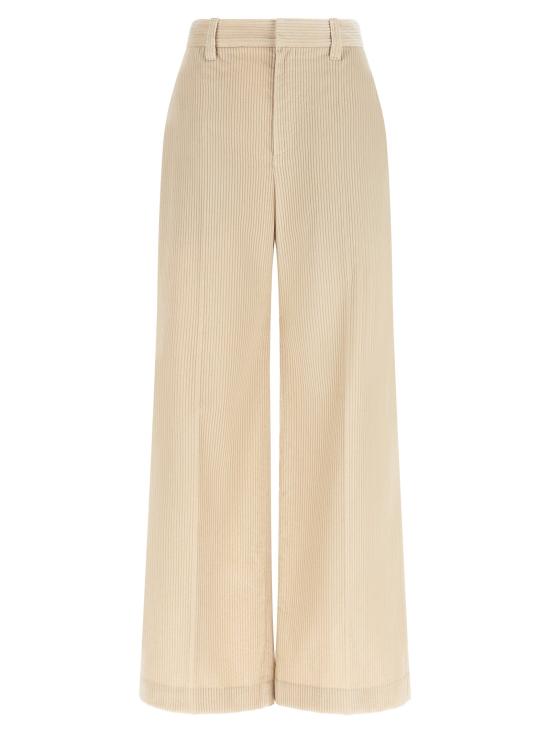 26FW 브루넬로 쿠치넬리 스트레이트 팬츠 BR338461BM BEIGE