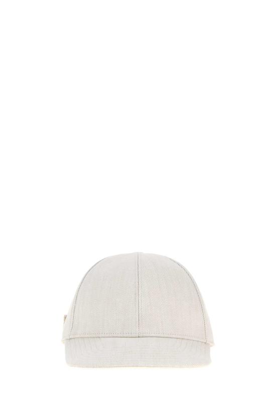 26FW 프라다 데님 베이스볼 캡 2HC5042FPY F0PG7 WHITE