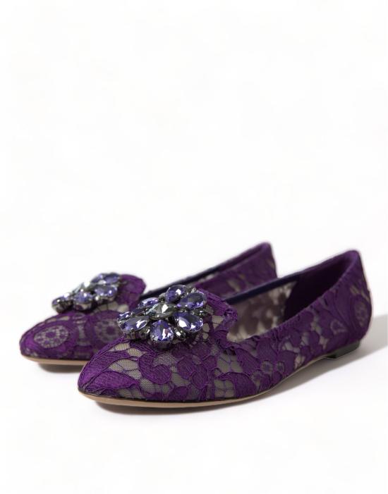  돌체앤가바나 플랫 슈즈 LA10303 PURPLE - DOLCE & GABBANA