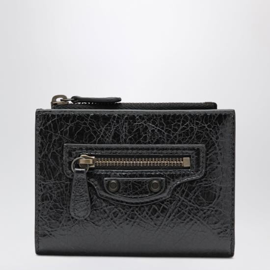26FW 발렌시아가 르 시티 바이폴드 월렛 8463602ABFY Black