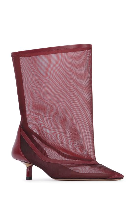 25FW 자크뮈스 부츠 FOW00177AW00661 490 BURGUNDY - JACQUEMUS