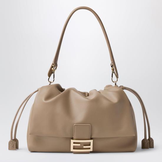 26FW 펜디 바게트 소프트 라지 백 8BR857B1ZK Beige