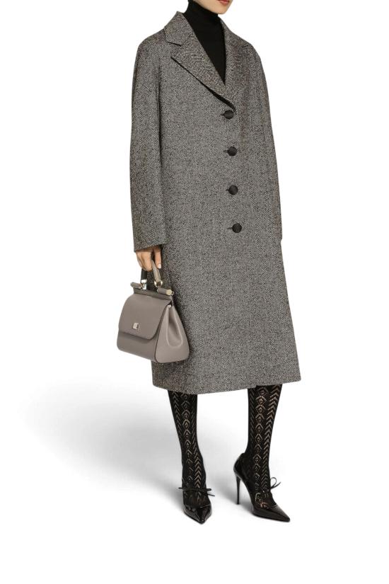 26FW 돌체앤가바나 라지 시실리 핸드백 BB6002B1001 80045 Fango chiaro - DOLCE & GABBANA