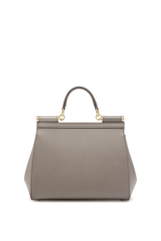 26FW 돌체앤가바나 라지 시실리 핸드백 BB6002B1001 80045 Fango chiaro - DOLCE & GABBANA