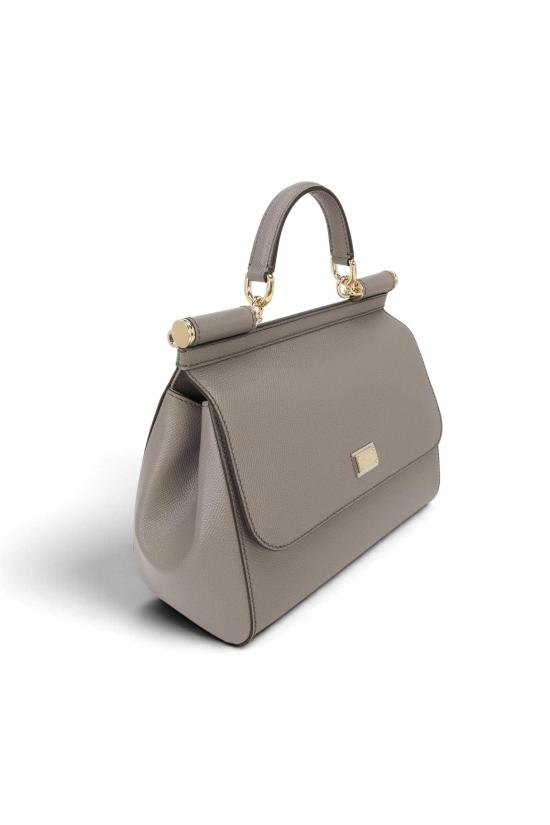 26FW 돌체앤가바나 라지 시실리 핸드백 BB6002B1001 80045 Fango chiaro - DOLCE & GABBANA