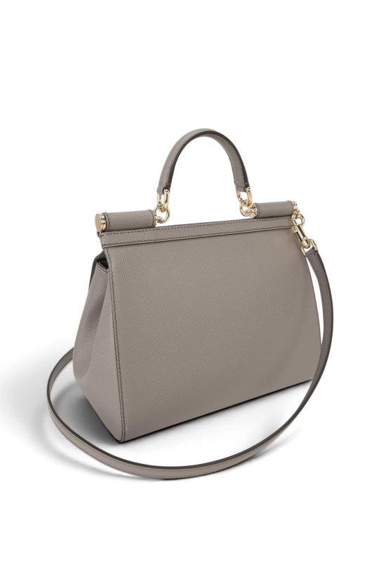 26FW 돌체앤가바나 라지 시실리 핸드백 BB6002B1001 80045 Fango chiaro - DOLCE & GABBANA