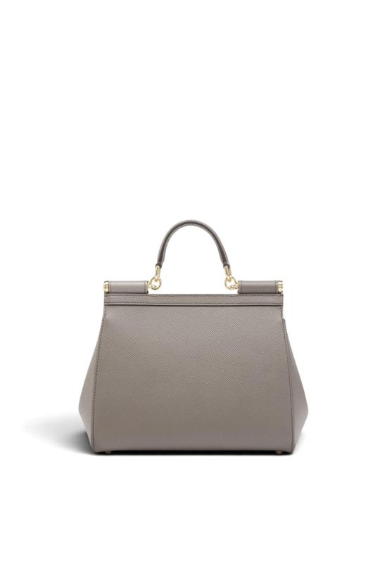 26FW 돌체앤가바나 라지 시실리 핸드백 BB6002B1001 80045 Fango chiaro - DOLCE & GABBANA
