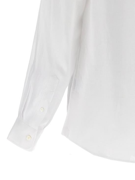 26SS 브루넬로 쿠치넬리 긴팔 셔츠 BR303394BM WHITE - BRUNELLO CUCINELLI