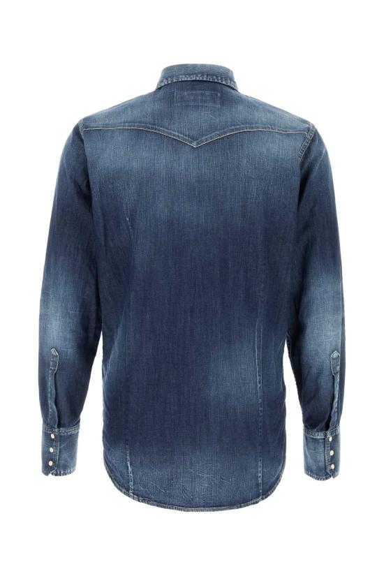 26FW 디스퀘어드2 데님 셔츠 S74DM0986S30341 470 NAVY - DSQUARED2