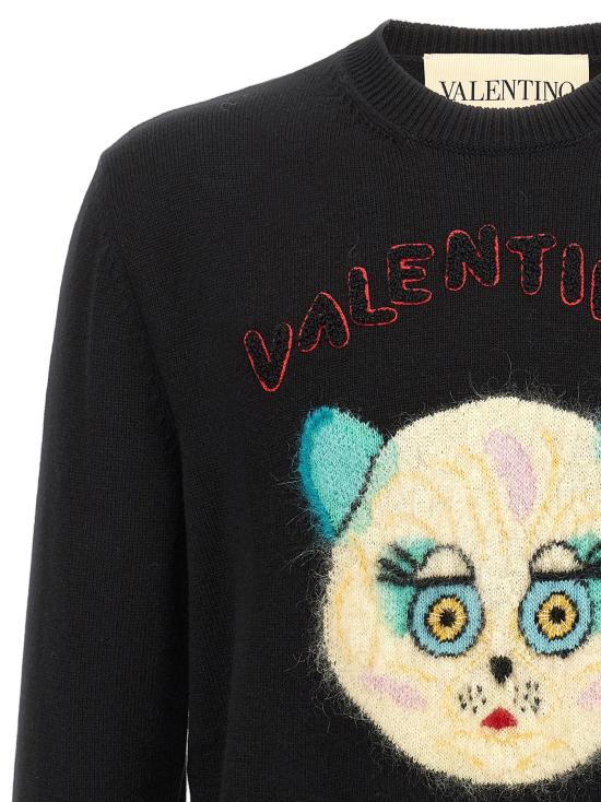 25FW 발렌티노 가라바니 스웨터 VA312403BM BLACK - VALENTINO GARAVANI