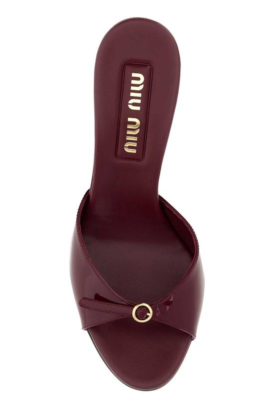 26SS 미우미우 뮬/슬리퍼 5XX665F075069 F0D27 PURPLE - MIU MIU