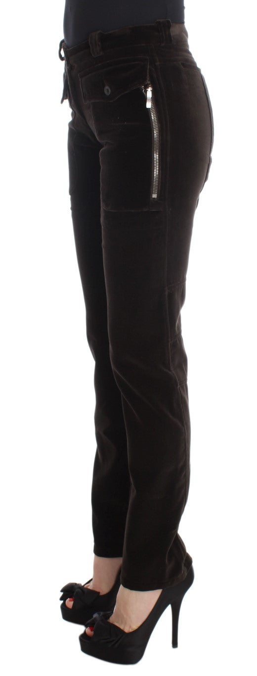  에르마노 설비노 스트레이트 팬츠 SIG30404 BROWN - ERMANNO SCERVINO
