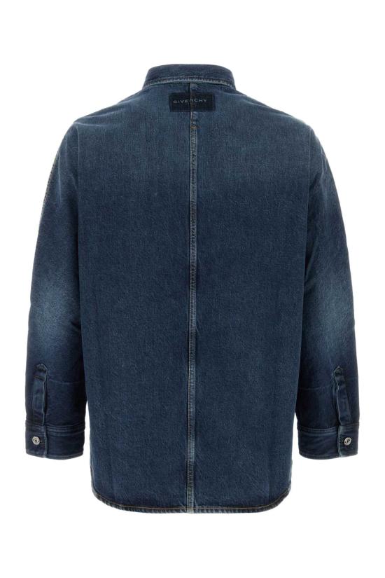 26FW 지방시 데님 셔츠 BM61AL5YDS 053 BLUE - GIVENCHY
