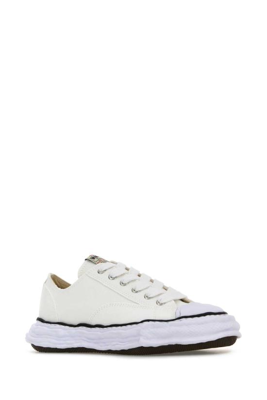  메종 미하라 야스히로 피터슨23 OG 솔 캔버스 로우탑 A11FW702 WHITE - MAISON MIHARA YASUHIRO