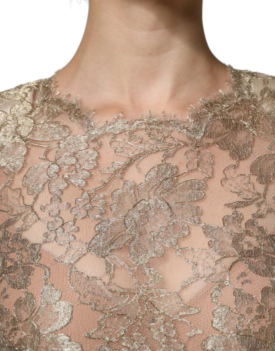  돌체앤가바나 미디 원피스 DR281297 GOLD - DOLCE & GABBANA