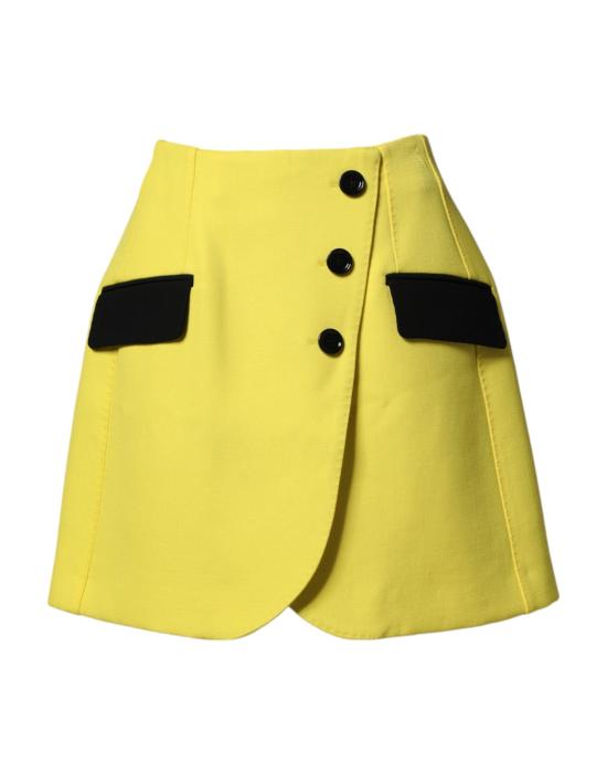  돌체앤가바나 숏 스커트 SKI2146 YELLOW