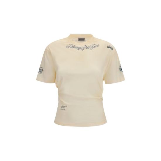 26FW 발렌시아가 반팔 티셔츠 BAA0016UTUVQ39002BB BEIGE