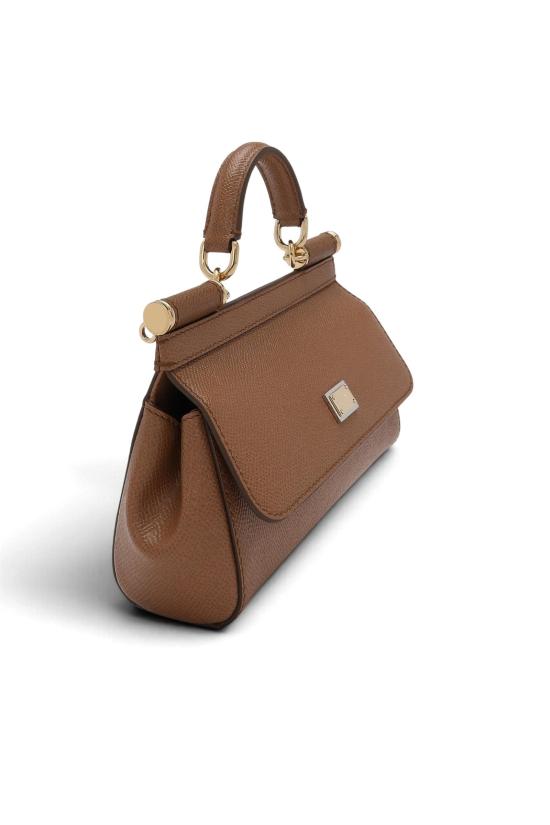 26FW 돌체앤가바나 SICILY 시실리 스몰 핸드백 BB7116B1001 8M417 Caramello - DOLCE & GABBANA
