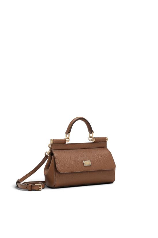 26FW 돌체앤가바나 SICILY 시실리 스몰 핸드백 BB7116B1001 8M417 Caramello - DOLCE & GABBANA
