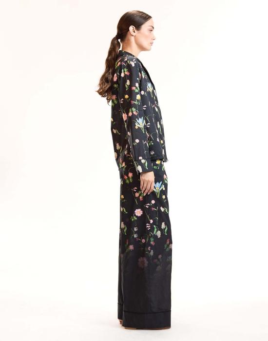  신시아 로리 언더웨어 신시아 로울리 보태니컬 느와르 PJ 탑 블랙 플로럴 - CYNTHIA ROWLEY