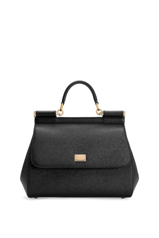 26FW 돌체앤가바나 라지 시실리 핸드백 BB6002B1001 80999 Nero