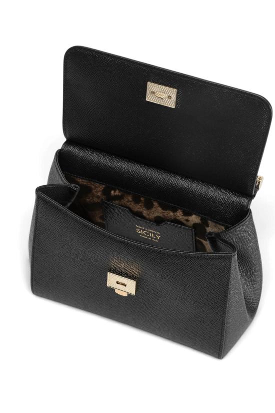 26FW 돌체앤가바나 미디움 시실리 핸드백 BB6003B1001 80999 Nero - DOLCE & GABBANA