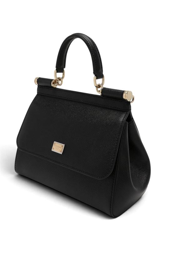 26FW 돌체앤가바나 미디움 시실리 핸드백 BB6003B1001 80999 Nero - DOLCE & GABBANA