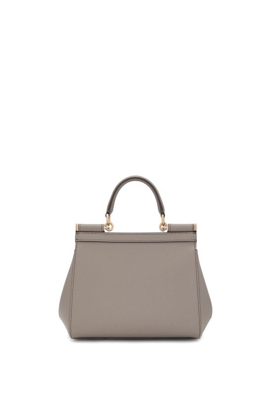 26FW 돌체앤가바나 미디움 시실리 핸드백 BB6003B1001 80045 Fango chiaro - DOLCE & GABBANA