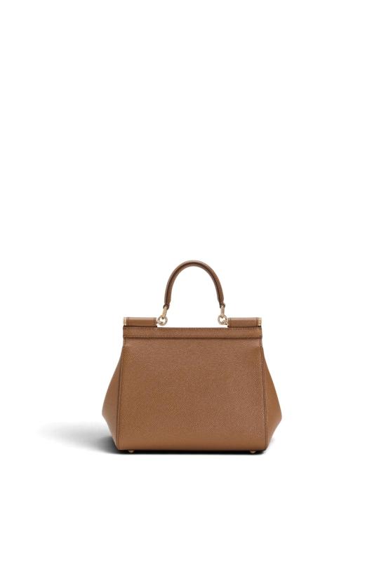 26FW 돌체앤가바나 미디움 시실리 핸드백 BB6003B1001 8M417 Caramello - DOLCE & GABBANA