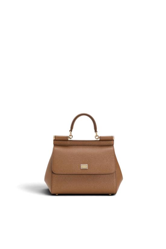 26FW 돌체앤가바나 미디움 시실리 핸드백 BB6003B1001 8M417 Caramello