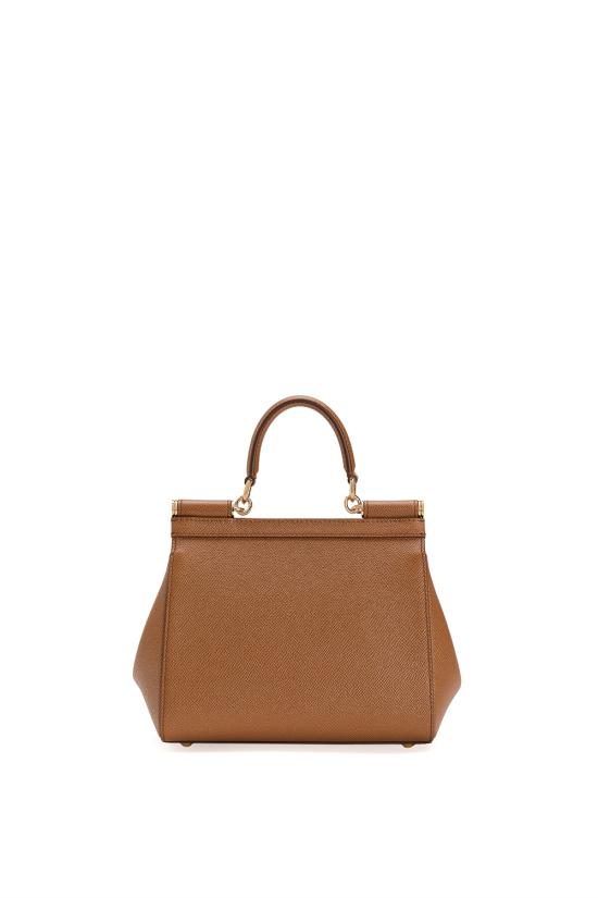 26FW 돌체앤가바나 미디움 시실리 핸드백 BB6003B1001 8M417 Caramello - DOLCE & GABBANA
