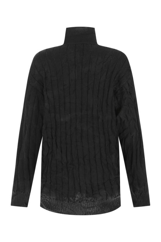  발렌시아가 터틀넥 694253T2106 0100 BLACK - BALENCIAGA