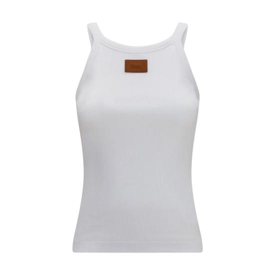 26FW 펜디 민소매 티셔츠 FEFS7966AW87F0ZNMBB WHITE