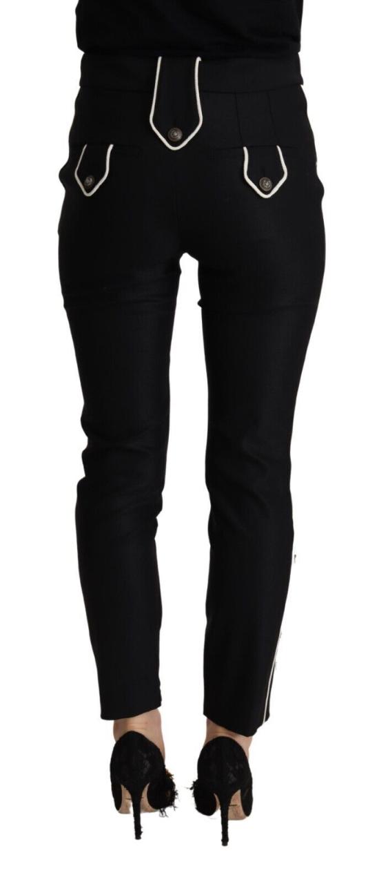  돌체앤가바나 스트레이트 팬츠 PAN72825 BLACK - DOLCE & GABBANA
