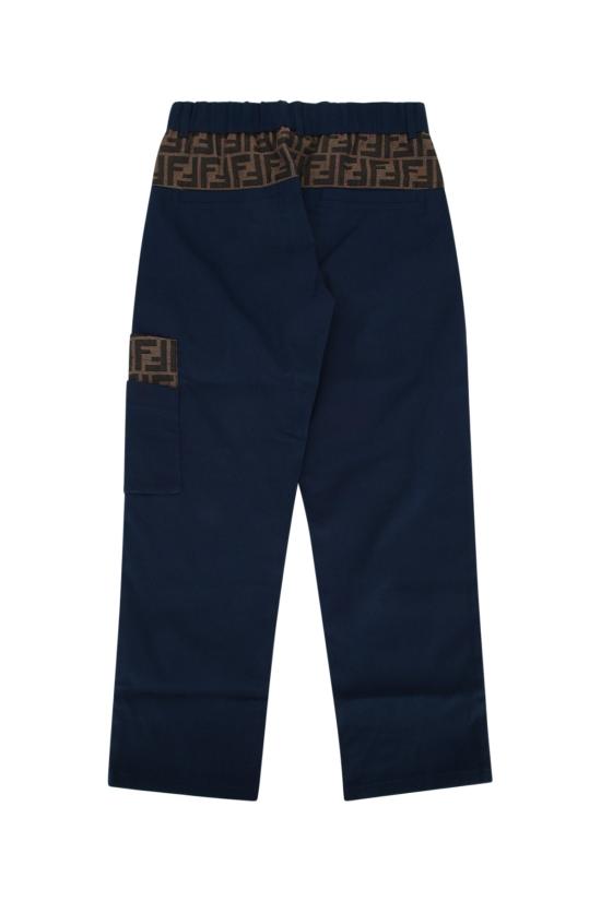 25FW 펜디 트레이닝/조거 팬츠 JMF545AS5Y F1I11 NAVY - FENDI