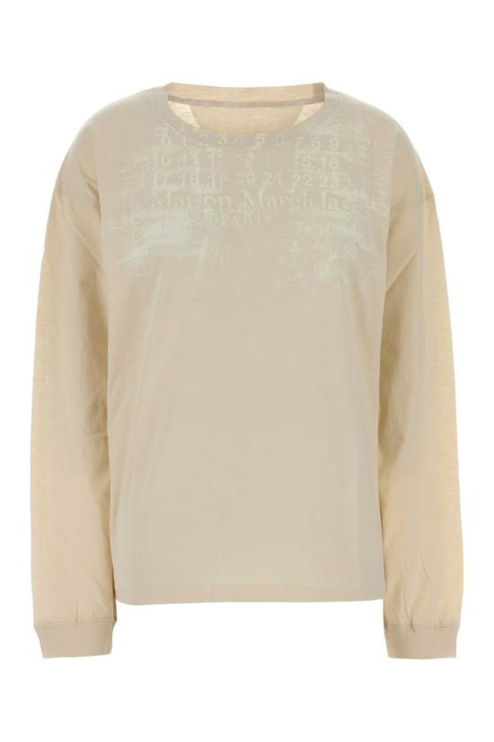 26FW 마르지엘라 긴팔 티셔츠 S51GC0556M20162 102 CREAM