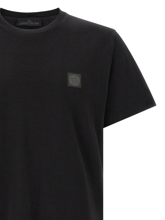 26FW 스톤 아일랜드 탑 ST337220BM BLACK - STONE ISLAND