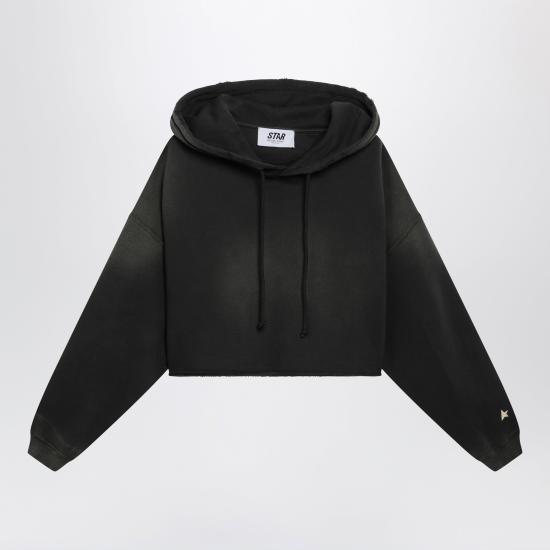26FW 골든구스 후드 티셔츠 GWP02699P002513 Black