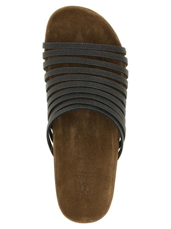 26SS 브루넬로 쿠치넬리 뮬/슬리퍼 BR328744BM BLACK - BRUNELLO CUCINELLI