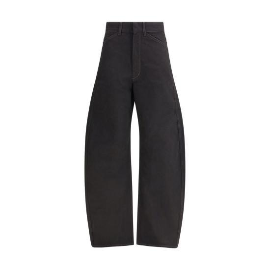 26FW 르메르 스트레이트 팬츠 LEPA1264LD1055BK999BB BLACK