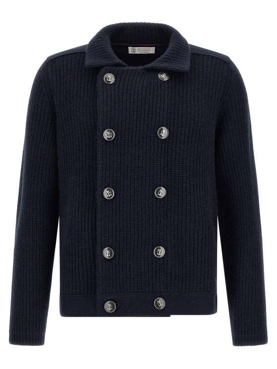 26FW 브루넬로 쿠치넬리 가디건 BR339522BM NAVY