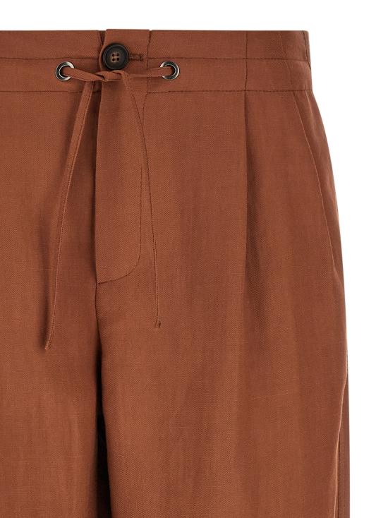 26SS 브루넬로 쿠치넬리 스트레이트 팬츠 BR336143BM BROWN - BRUNELLO CUCINELLI