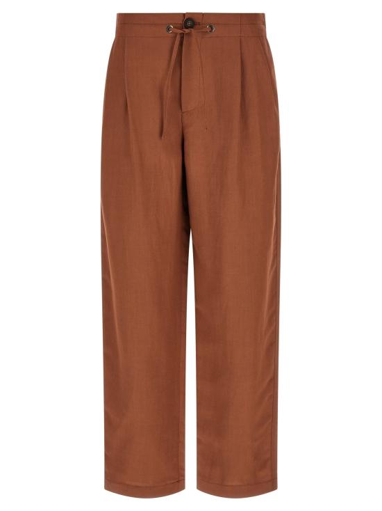 26SS 브루넬로 쿠치넬리 스트레이트 팬츠 BR336143BM BROWN