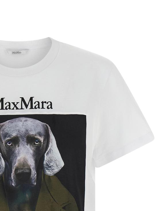 26FW 막스마라 반팔 티셔츠 MA338675BM WHITE - MAX MARA