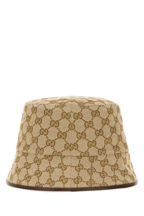 26FW 구찌 GG 코튼 캔버스 버킷 햇 8757404HBJS 9664 BEIGE - GUCCI