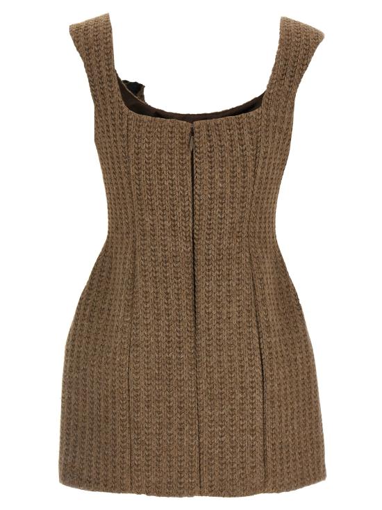 25FW 쥬세페 디 모라비토 숏 원피스 GI316485BM BROWN - GIUSEPPE DI MORABITO